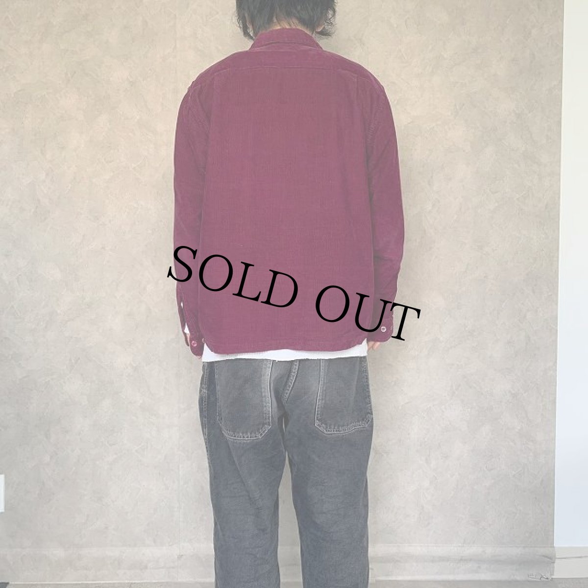 画像4: 50's Pilgrim コーデュロイオープンカラーシャツ L (4)