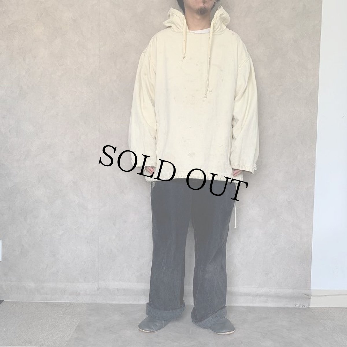 画像2: 90's コットンアノラックパーカ (2)