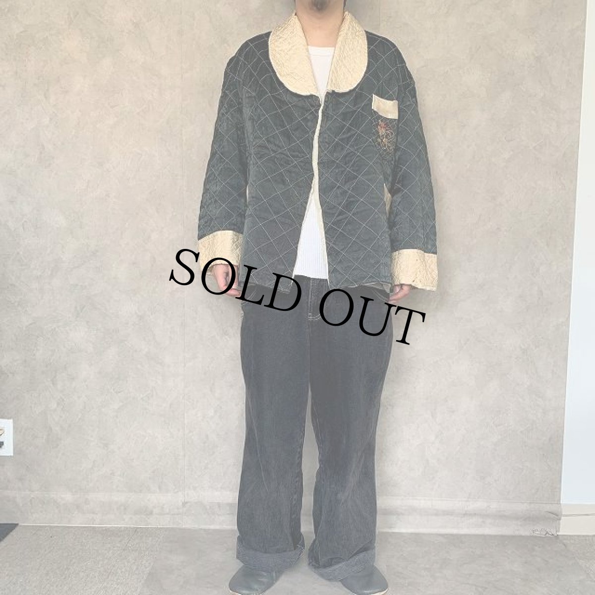 画像3: 50〜60's 龍刺繍 スカガウン (3)