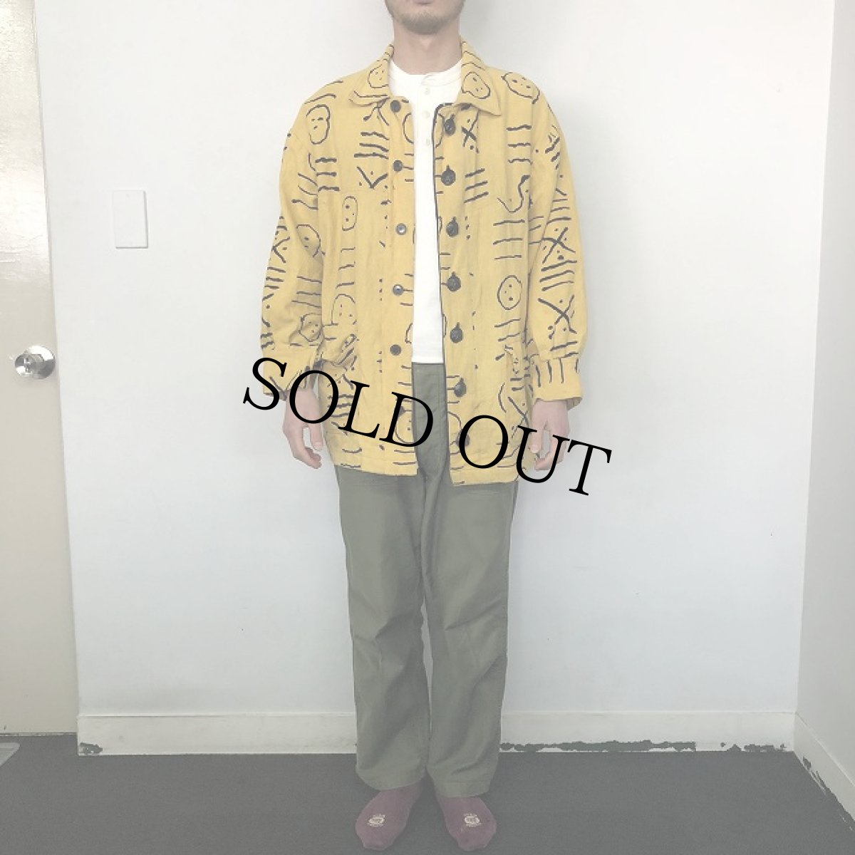 画像2: AS・HIRO 総柄コットンジャケット 6 (2)