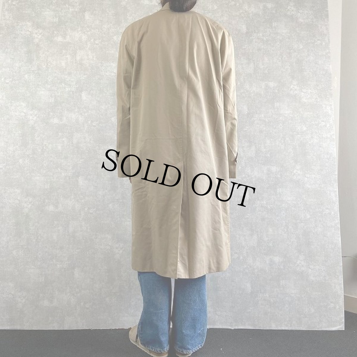 画像4: 80's Burberrys ENGLAND製 ステンカラーコート (4)