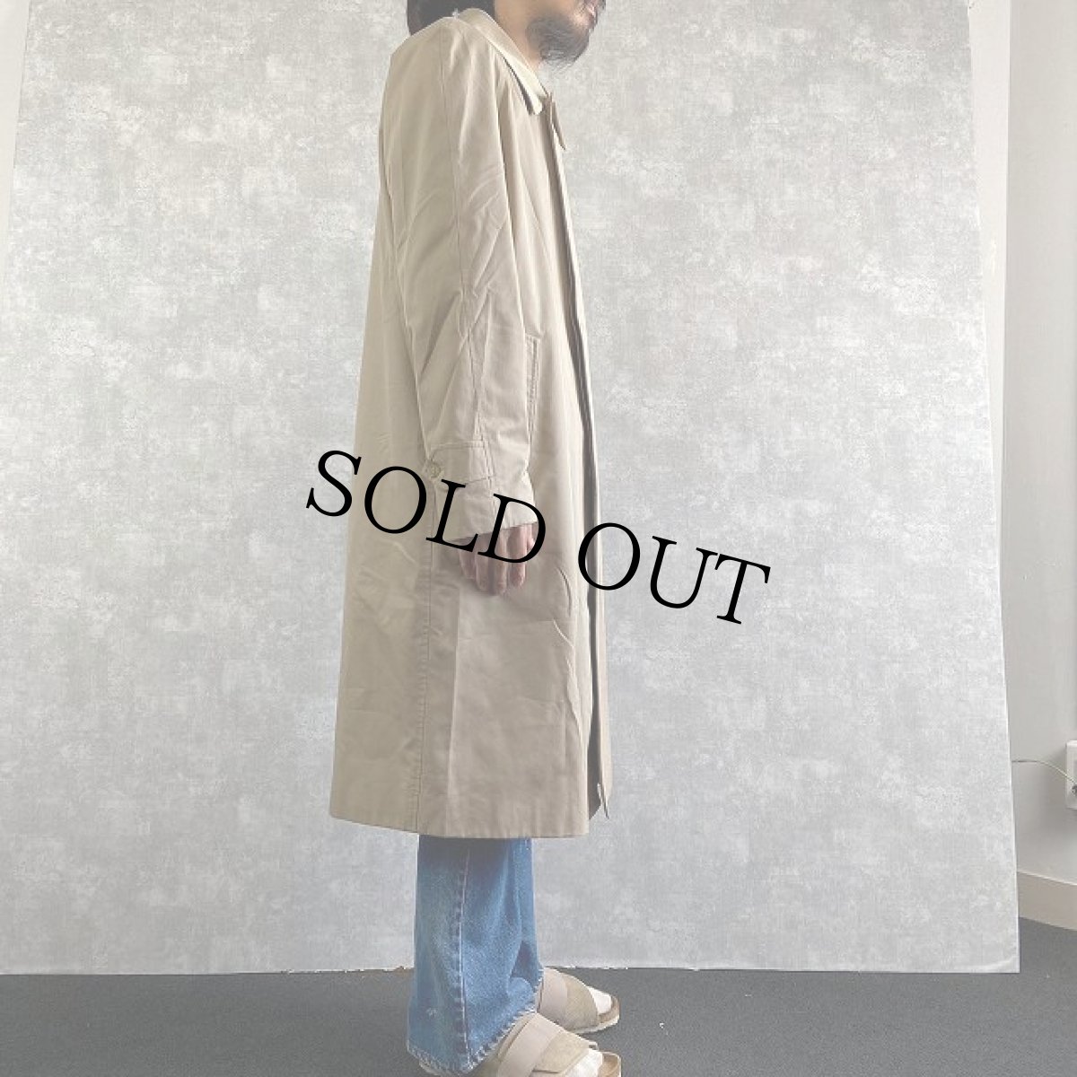 画像3: 80's Burberrys ENGLAND製 ステンカラーコート (3)