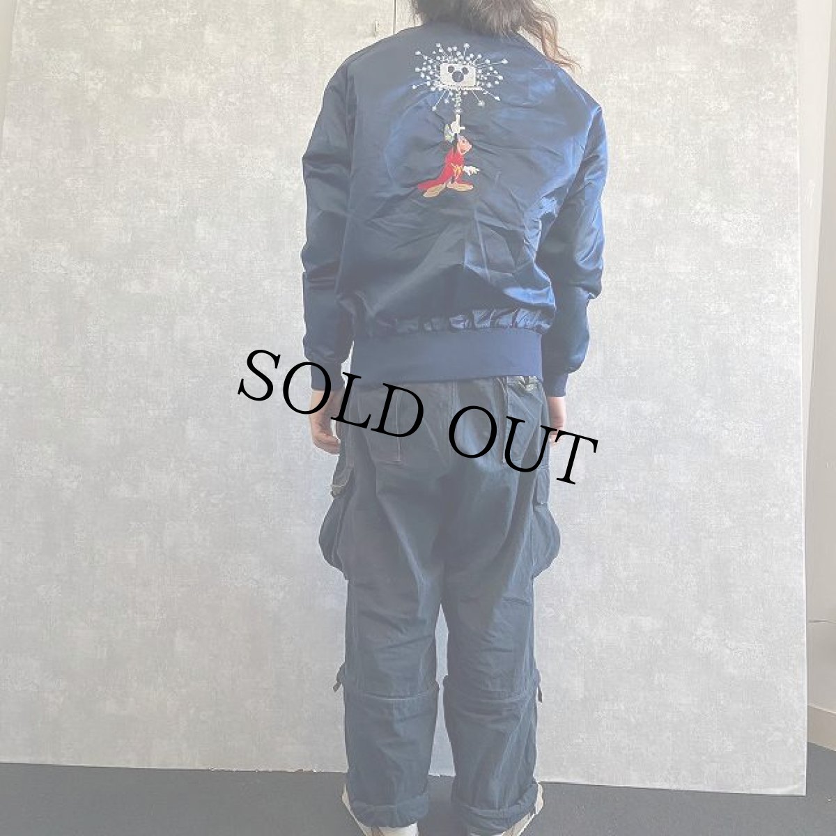 画像5: THE DISNEY CHANNEL ファンタジアミッキー刺繍 ナイロンジャケット (5)