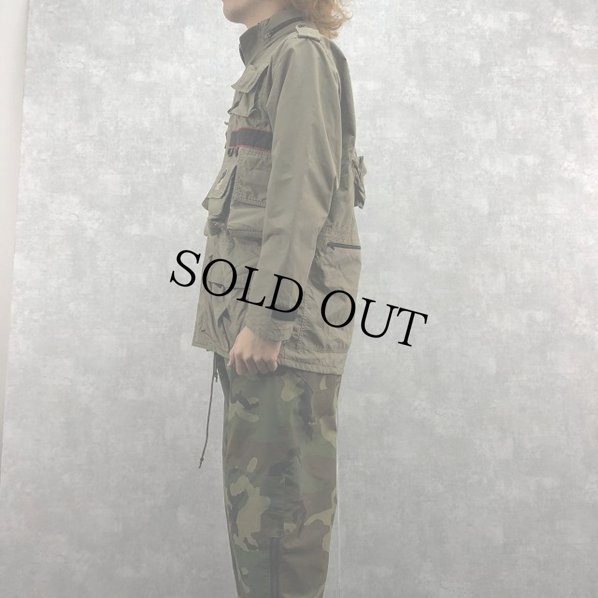 画像4: 90's LION'S HOLLOW USA製 マルチポケット フィッシングジャケット S (4)