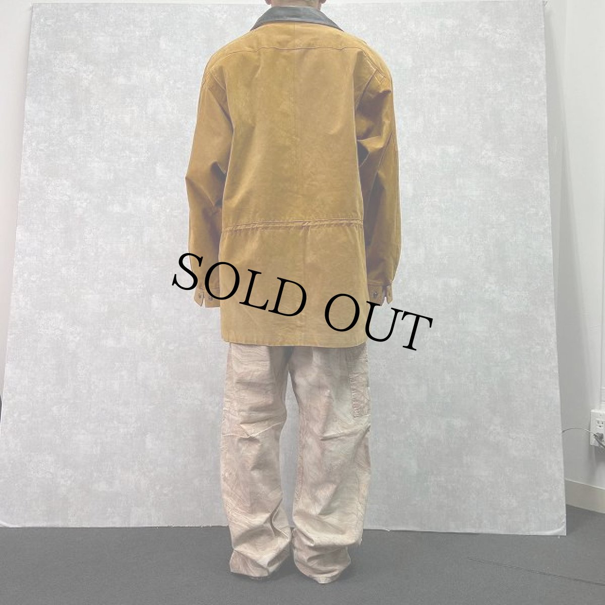 画像4: KENWOOD 企業ロゴ刺繍 スエードレザーハーフコート L (4)