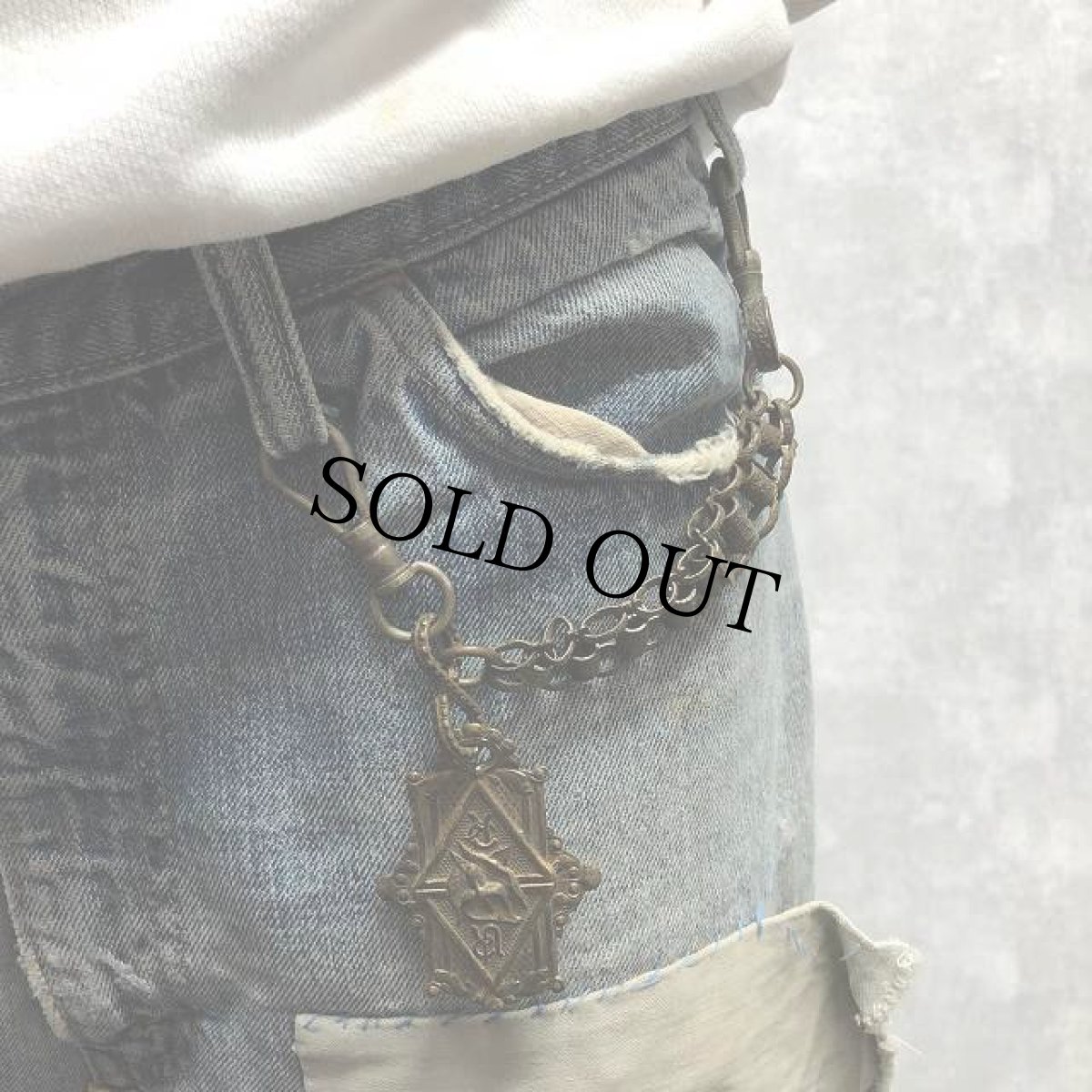 画像2: VINTAGE フリーメイソン ソードチェーン (2)