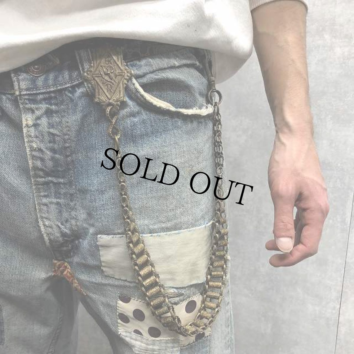 画像2: VINTAGE フリーメイソン ソードチェーン (2)