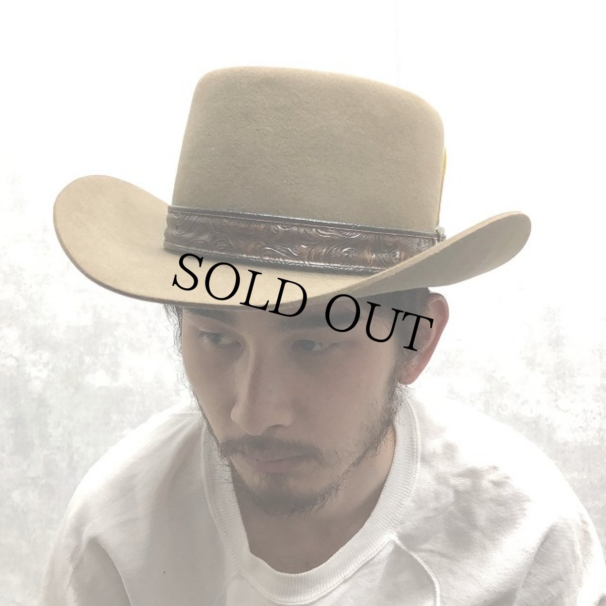 画像2: 60's STETSON 3X ビーバーハット 75/8 (2)