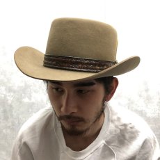 画像2: 60's STETSON 3X ビーバーハット 75/8 (2)