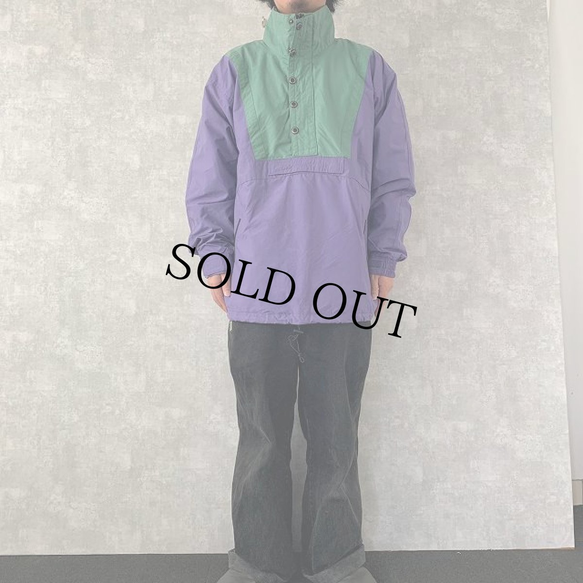 画像2: BURTON SURF WEAR プルオーバーナイロンジャケット M (2)