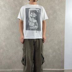 画像2: 90's~ POPEYE "Calvin Klein"パロディTシャツ L (2)