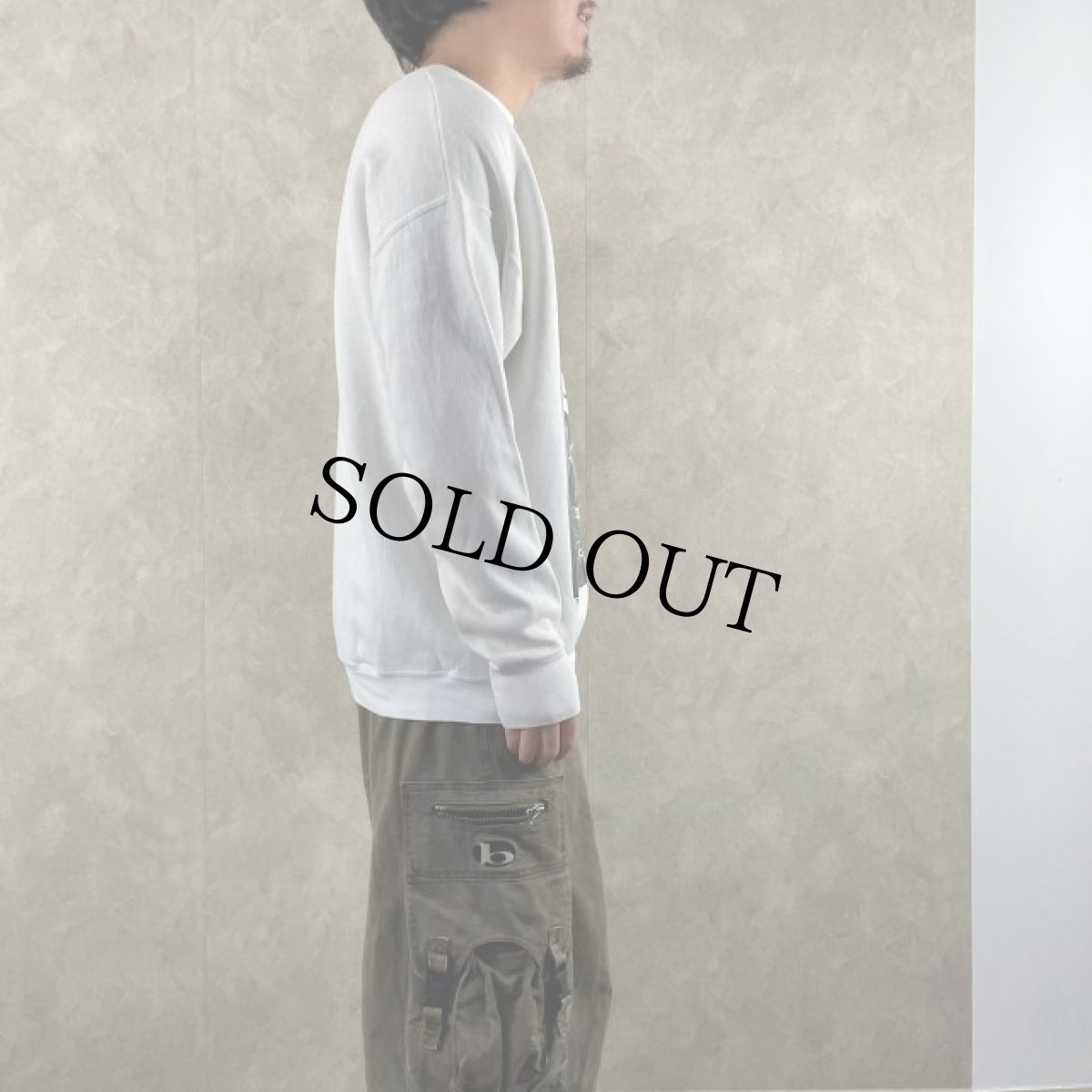 画像3: 90's FELIX "Felix Clein" USA製 パロディスウェット L (3)