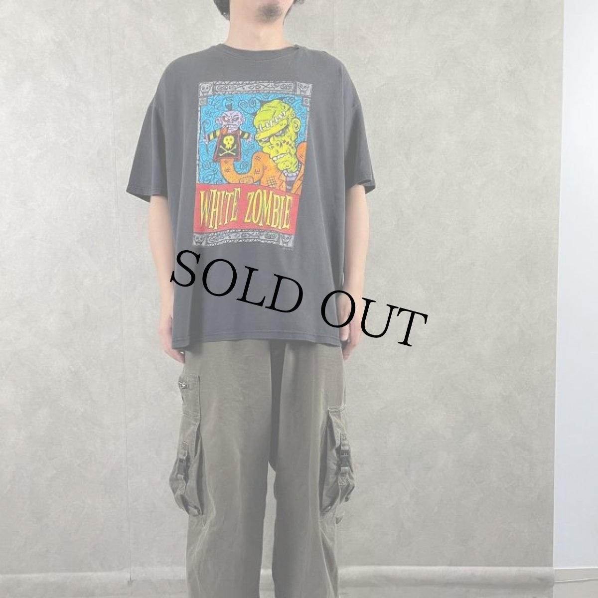 画像2: 90's〜 WHITE ZOMBIE ロックバンドTシャツ XL (2)