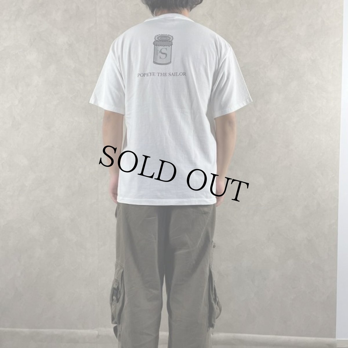 画像4: 90's Betty Boop＆POPEYE USA製 "Calvin Klein"パロディTシャツ L (4)