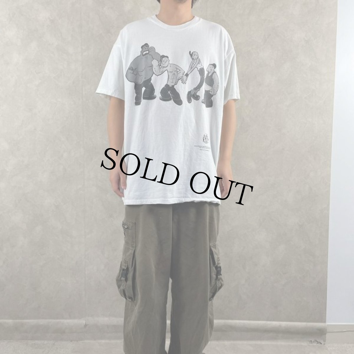 画像2: 90's POPEYE "Calvin Klein"パロディTシャツ XL (2)