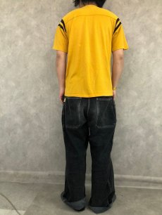 画像4: 70's NIKE USA製 オレンジタグ ''ゴツNIKE'' レーヨンフットボールTシャツ L (4)