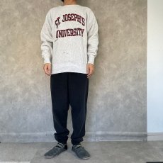 画像2: 90's Champion REVERSE WEAVE USA製 "ST.JOSEPH'S UNIVERSITY" L (2)