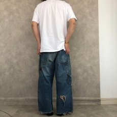 画像4: 40~50's Lee 11W ペインターデニムパンツ W39 (4)