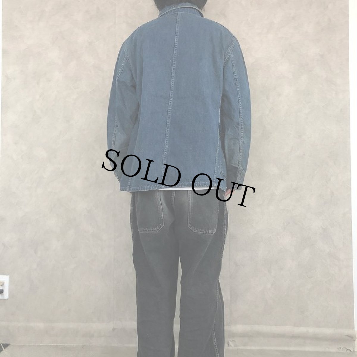 画像4: WWII UNKNOWN DENIM COVERALL? (4)