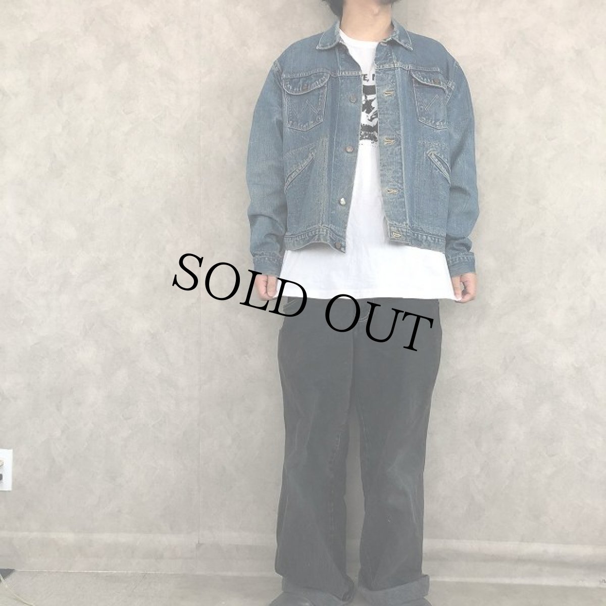 画像2: 60's Wrangler 24MJ? USA製 デニムジャケット SIZE44 (2)