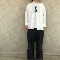 画像2: 60's LEVI'S "saddleman" 柄織りウエスタンシャツ (2)