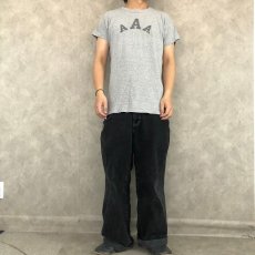画像2: 70's Champion "AAA" 染み込みプリントTシャツ (2)