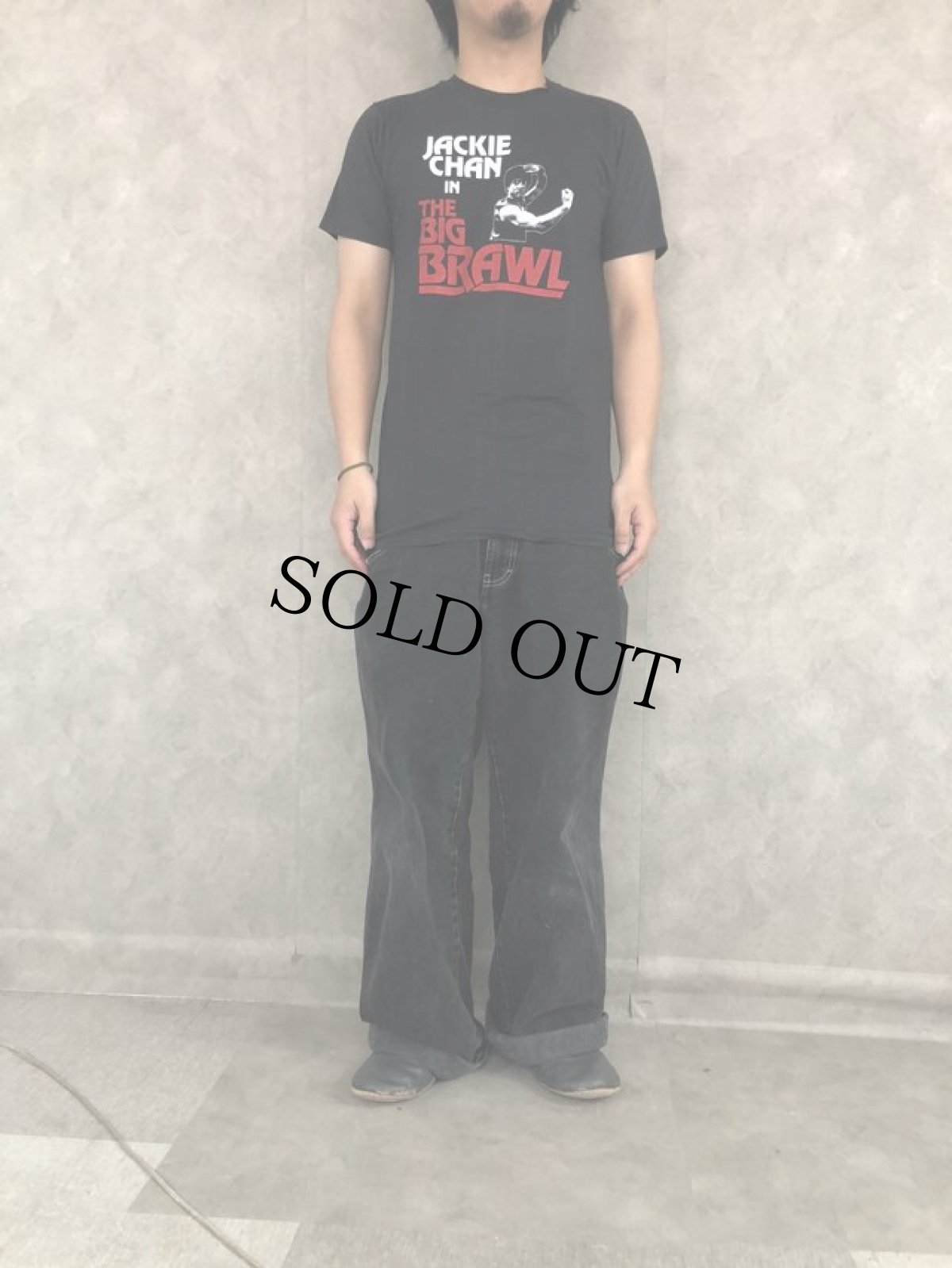 画像2: 80's JACKIE CHAN USA製 "THE BIG BRAWL" 映画プリントTシャツ L (2)