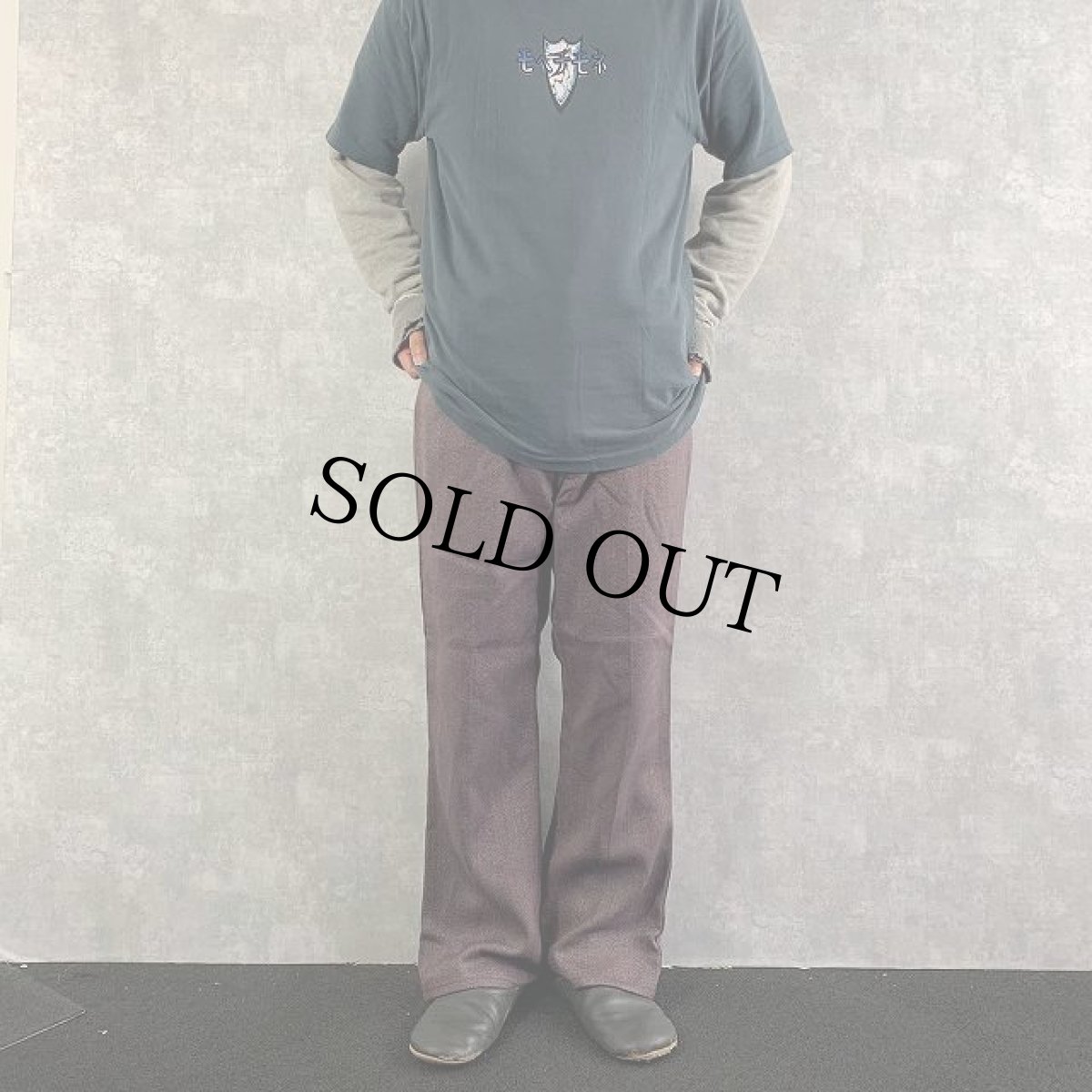 画像2: 70's LEVI'S BIGE "STA-PREST" PANTS パープル W32 (2)