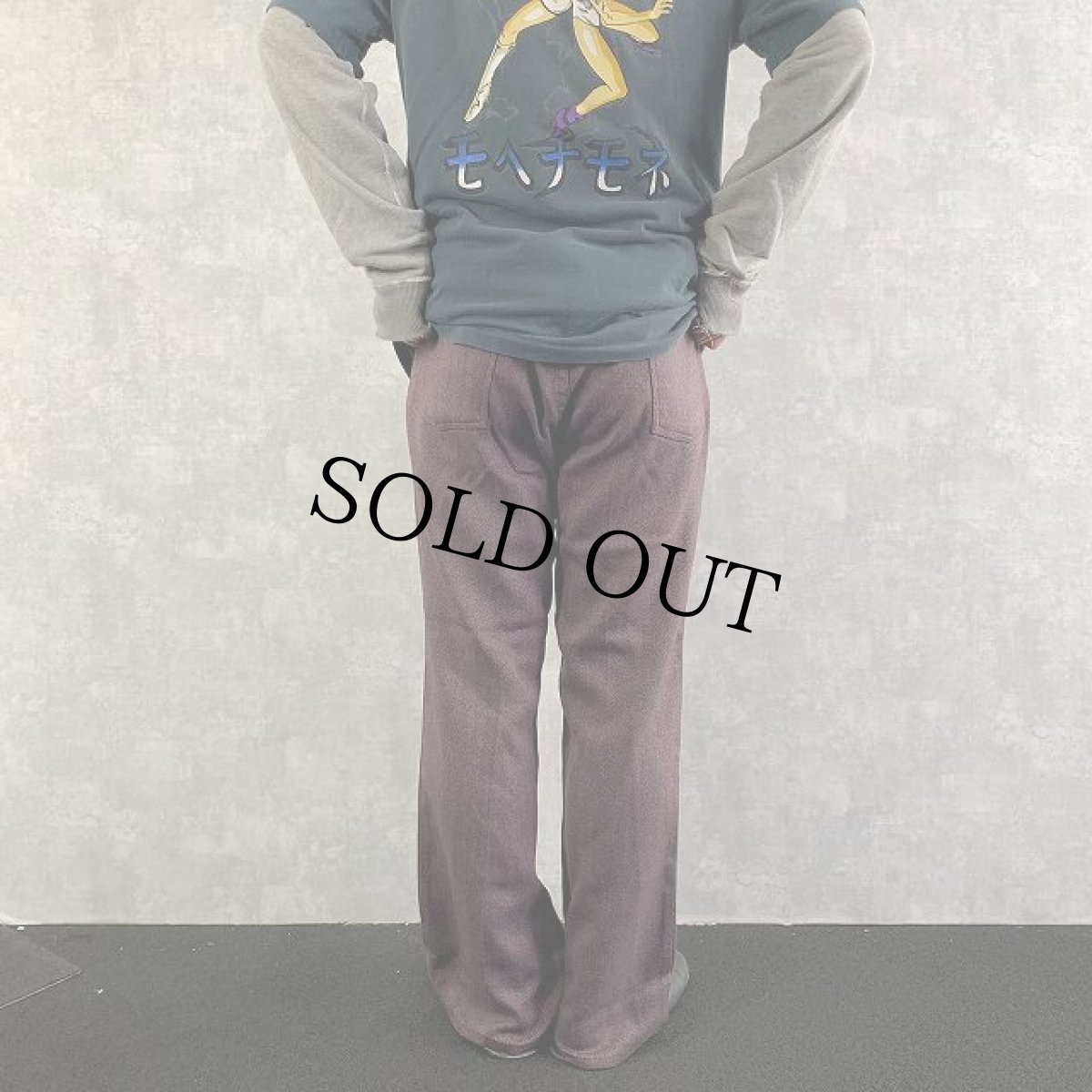 画像4: 70's LEVI'S BIGE "STA-PREST" PANTS パープル W32 (4)