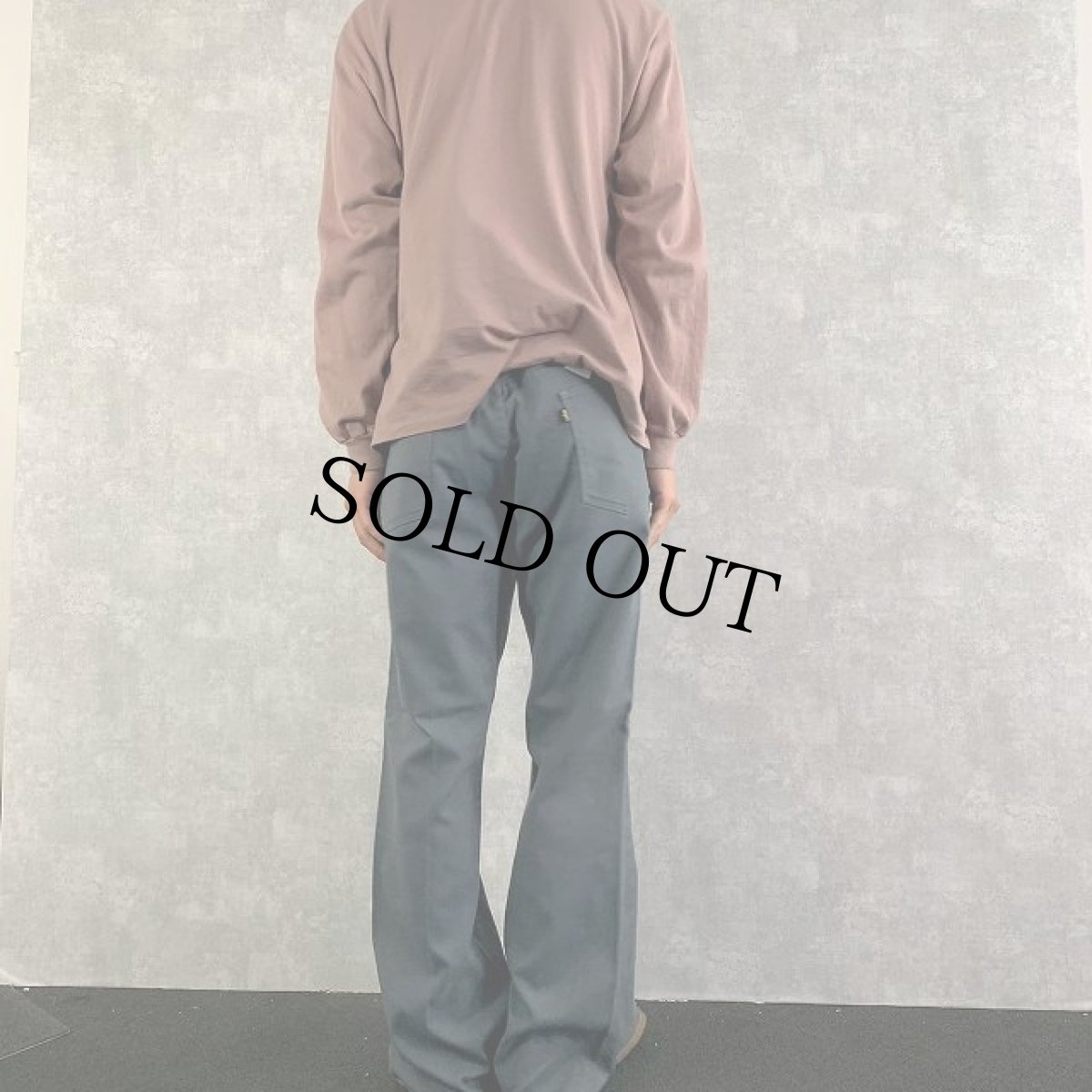 画像4: 70's LEVI'S BIGE "STA-PREST" PANTS グレー W38 (4)