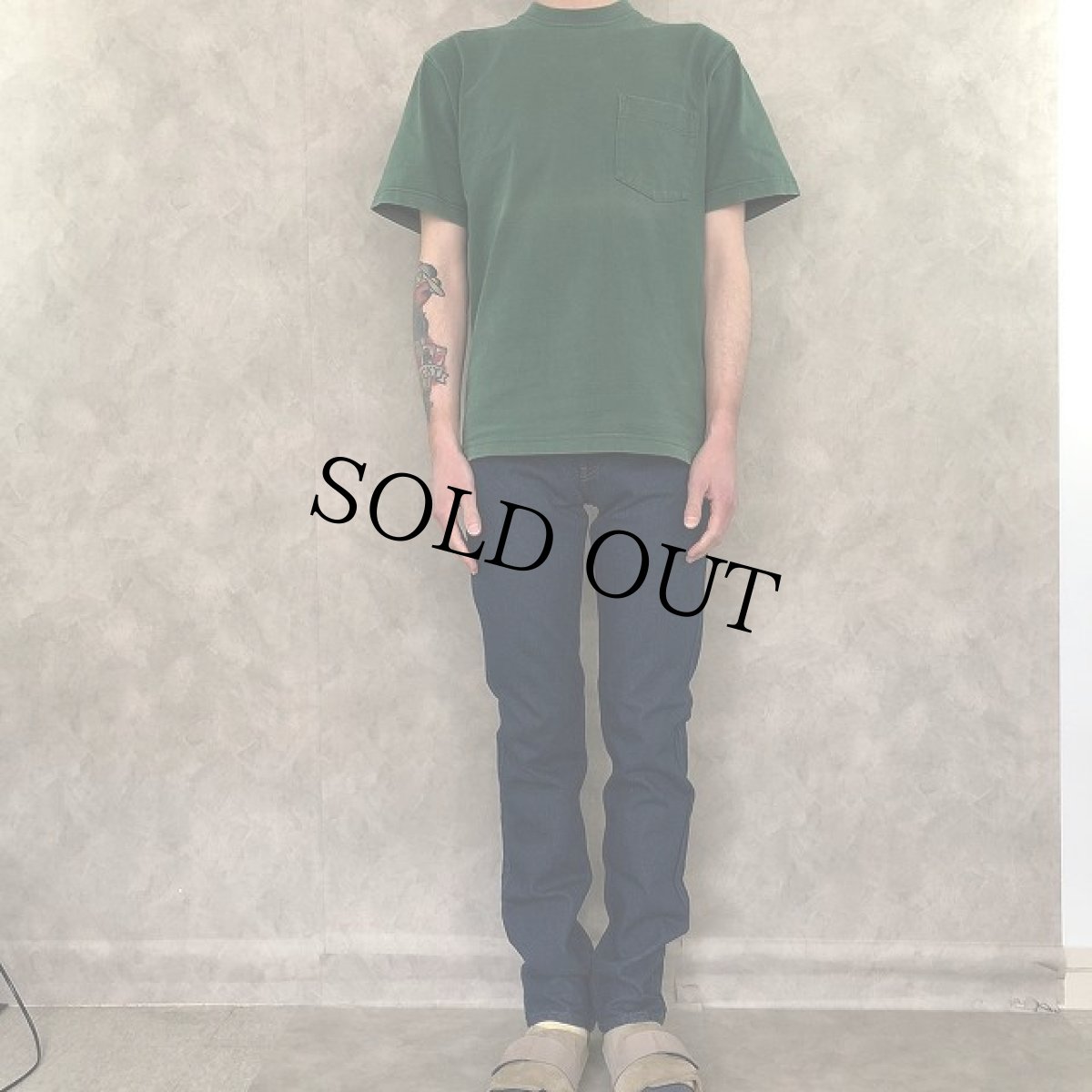 画像2: 80's Levi's 505 USA製 デニムパンツ フラッシャー付き DEADSTOCK  W28 (2)