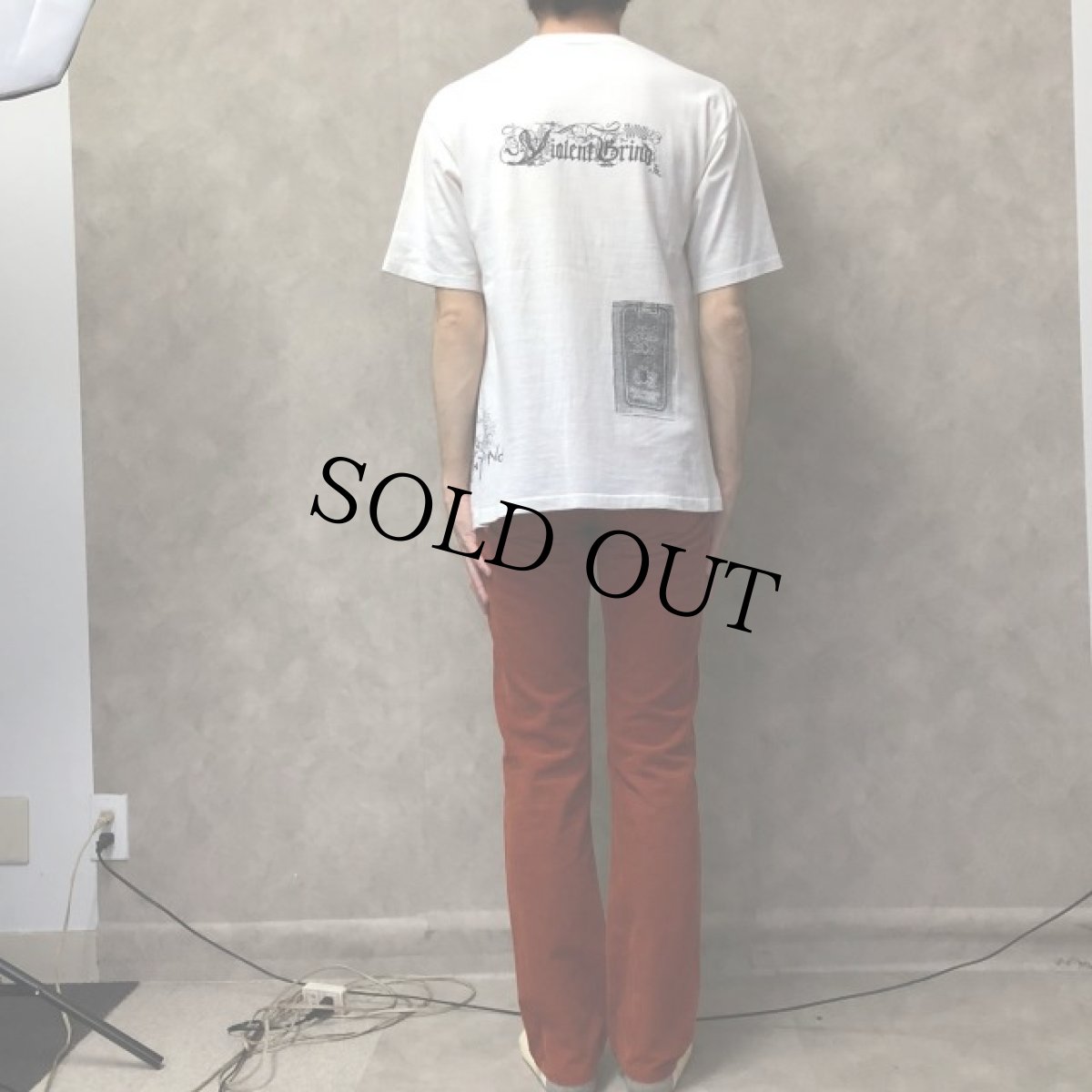 画像7: 90's VIOLENT GRIND USA製 グラフィックプリントTシャツ M (7)