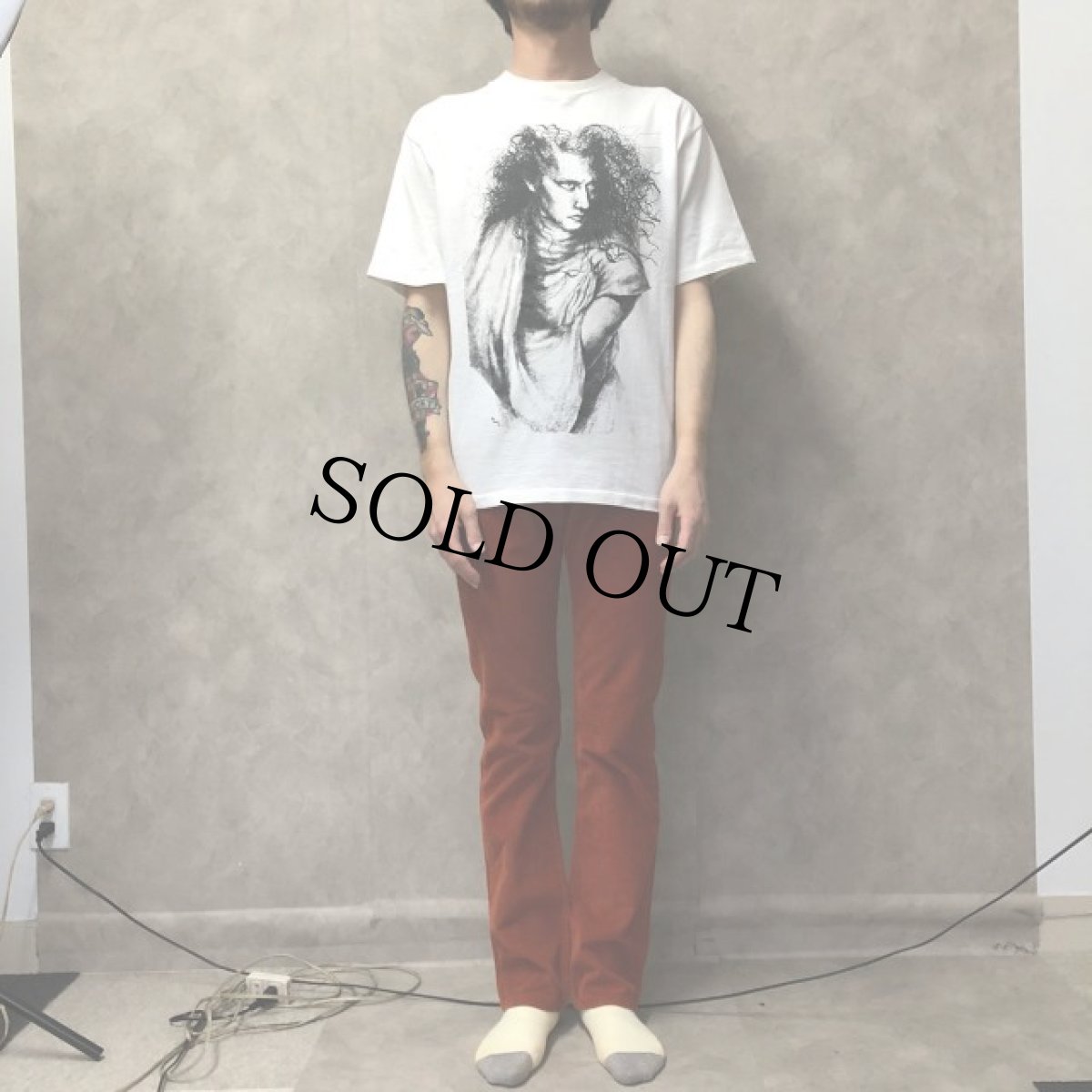 画像5: 90's VIOLENT GRIND USA製 グラフィックプリントTシャツ M (5)