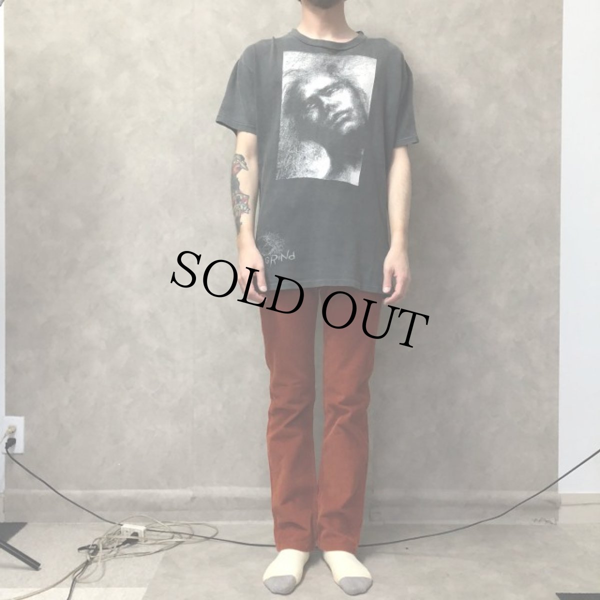 画像6: 90's VIOLENT GRIND グラフィックプリントTシャツ L (6)