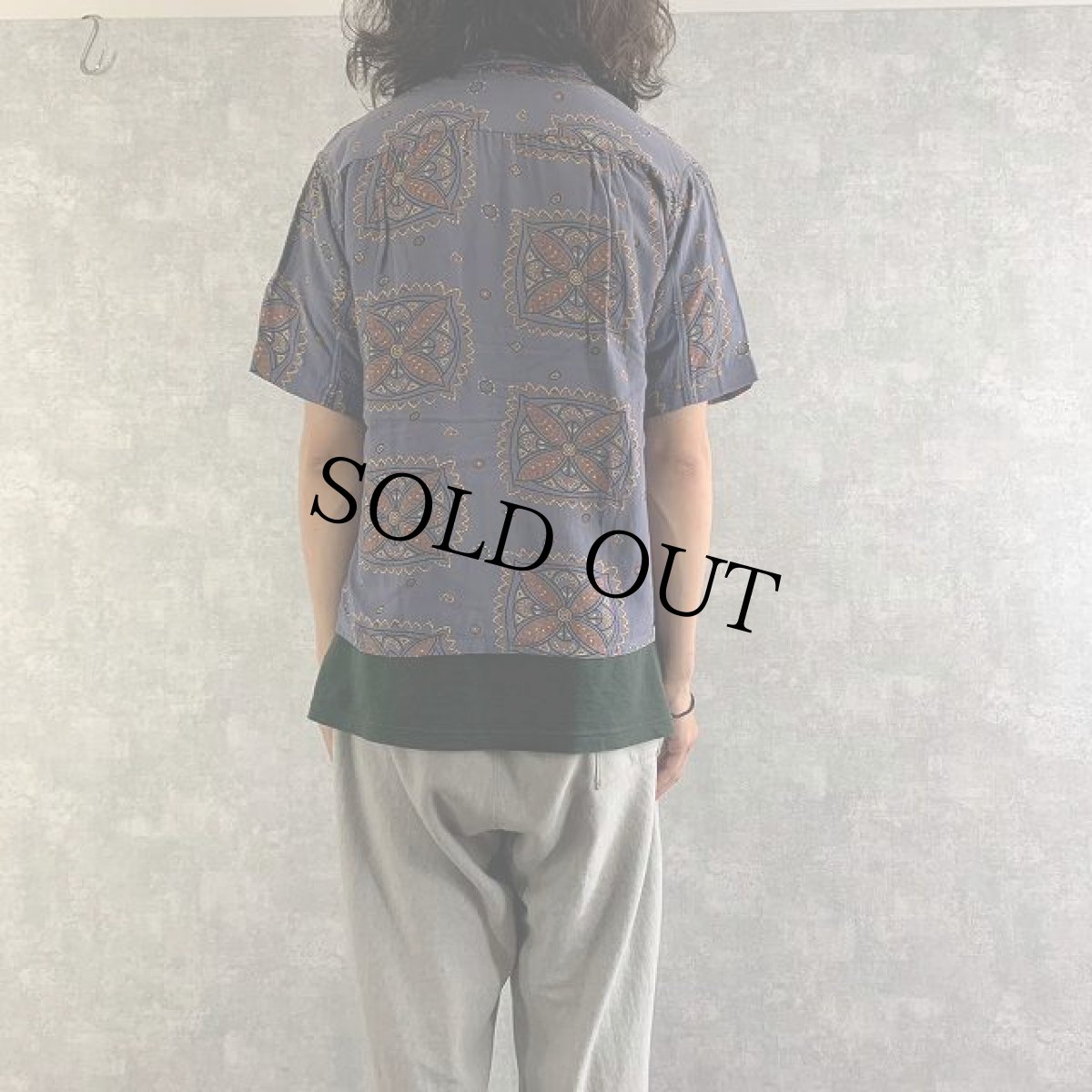 画像5: 60's USA製 PILGRIM オールオーバーパターン レーヨンアロハシャツ M (5)