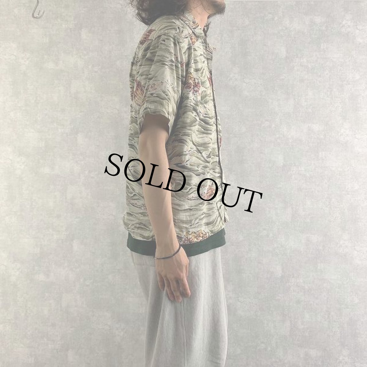 画像4: Patagonia Pataloha 船柄 オールオーバーパターン コットンアロハシャツ S (4)