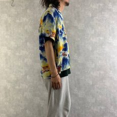 画像4: 60's JAPAN製 PENNEY'S オリエンタル柄 レーヨンアロハシャツ XL (4)