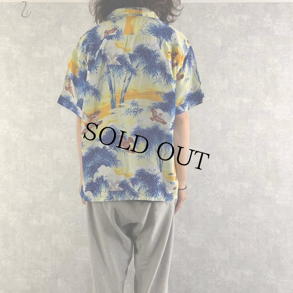 画像5: 60's JAPAN製 PENNEY'S オリエンタル柄 レーヨンアロハシャツ XL (5)