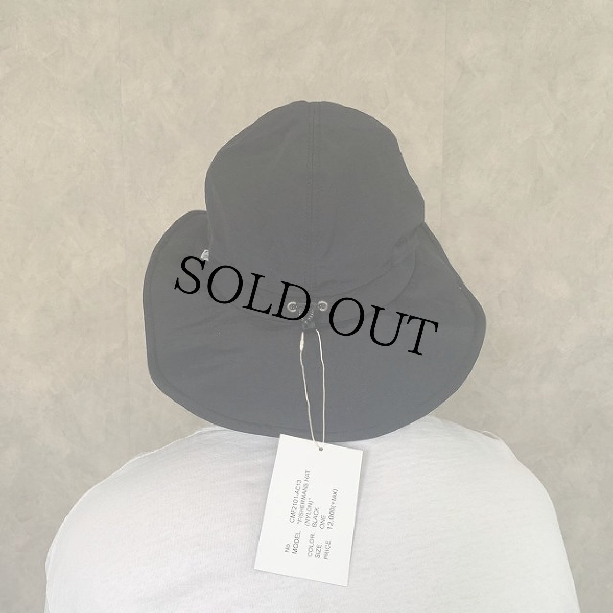 画像4: COMFY OUTDOOR GARMENT "FISHERMANS HAT (NYLON)" BLACK (4)