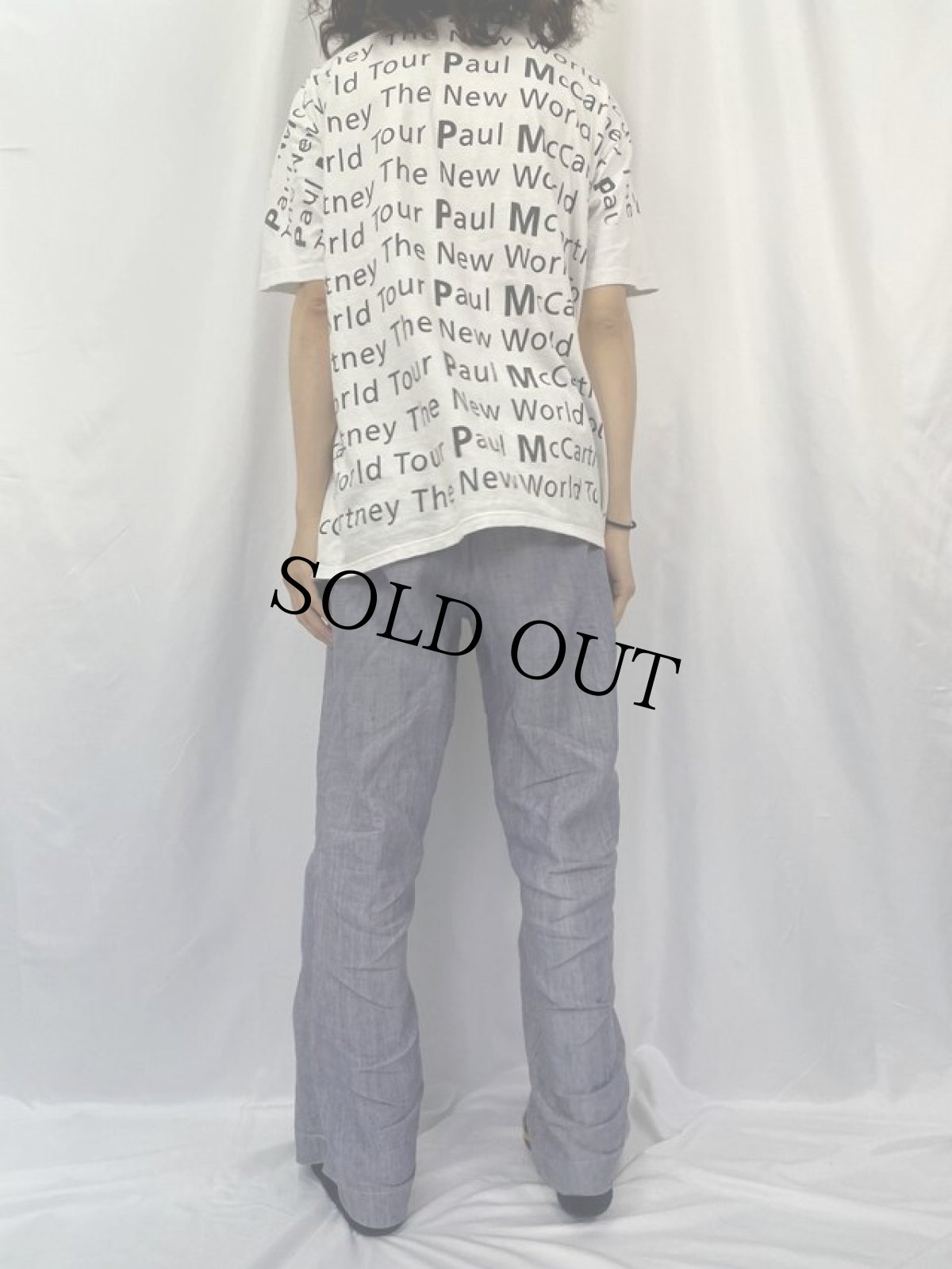 画像4: 90's Paul McCartney USA製 大判プリントツアーTシャツ XL (4)