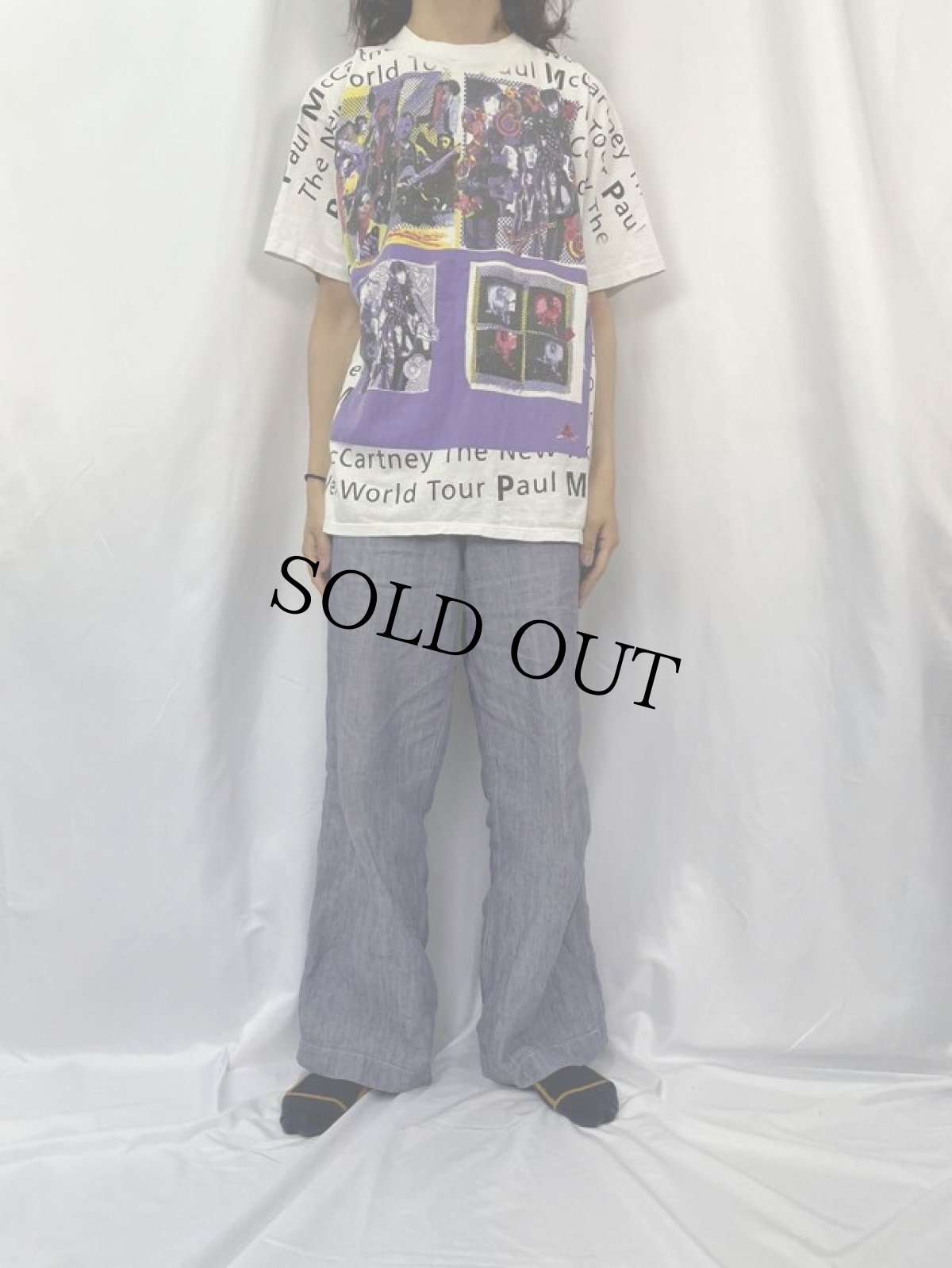 画像2: 90's Paul McCartney USA製 大判プリントツアーTシャツ XL (2)