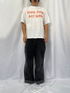 画像2: 【SALE】90's USA製 試し刷り ロゴプリントTシャツ DEADSTOCK L (2)