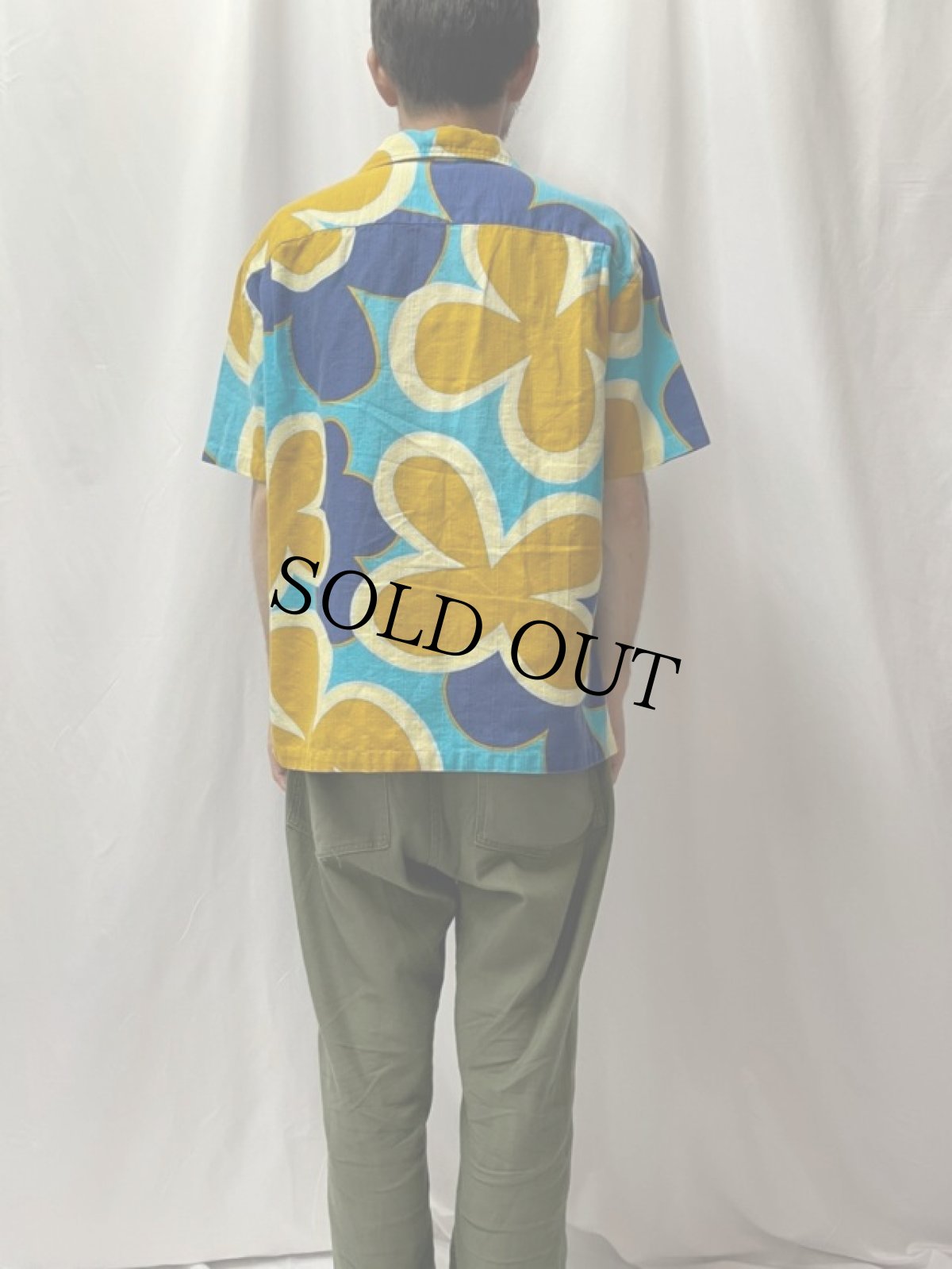 画像4: 70's MALIHINI 花柄コットンアロハシャツ (4)