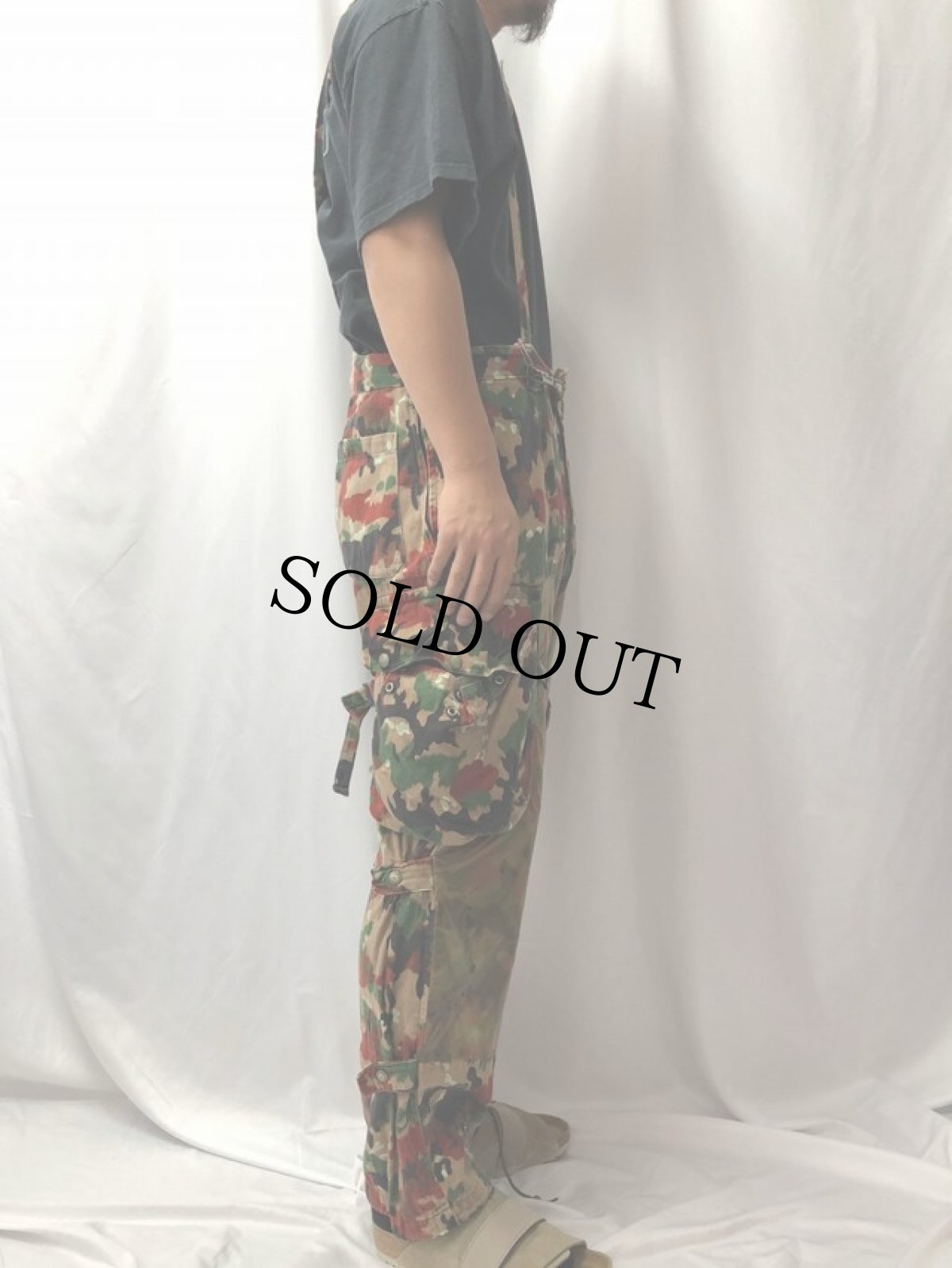 画像3: スイス軍 M70 アルペンカモ オーバーオール W37 (3)