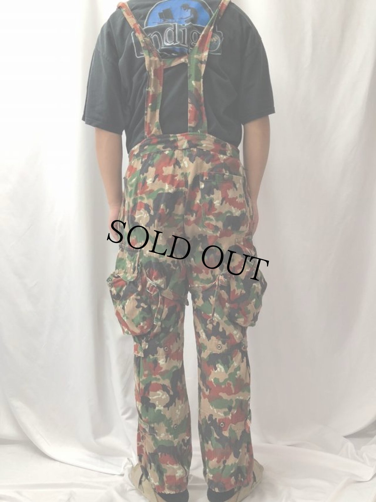 画像4: スイス軍 M70 アルペンカモ オーバーオール W37 (4)