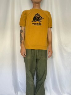 画像2: 60's "TIGERS" フロッキープリント 半袖スウェット (2)