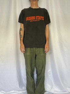 画像2: 60's "OREGON STATE UNIVERSITY" 半袖スウェット (2)