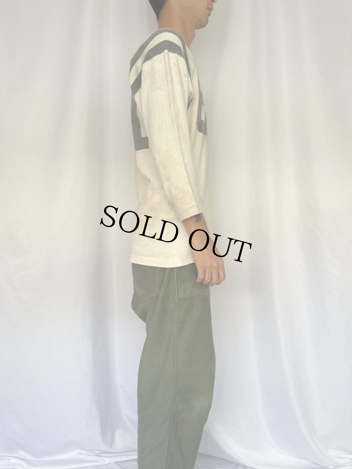 画像3: 50's "81" フットボールロンT M (3)