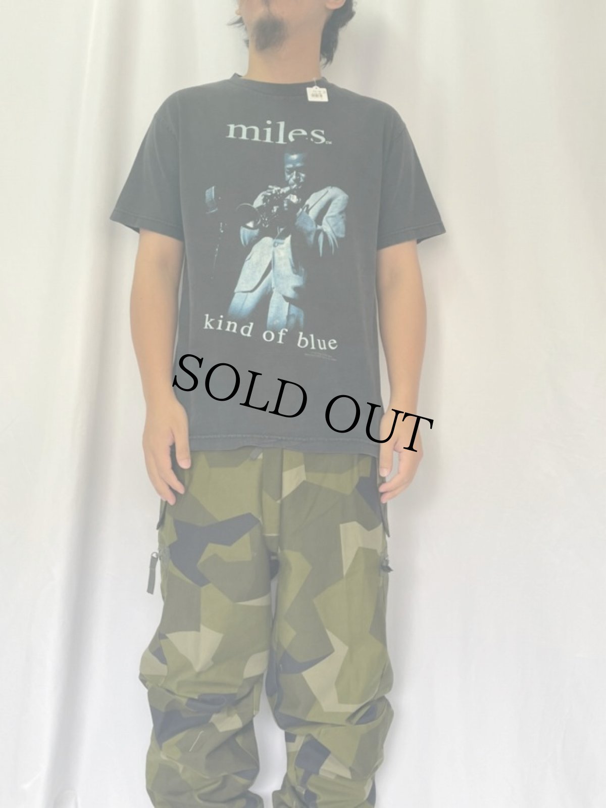 画像2: 2000 Miles Davis トランペット奏者 プリントTシャツ M (2)