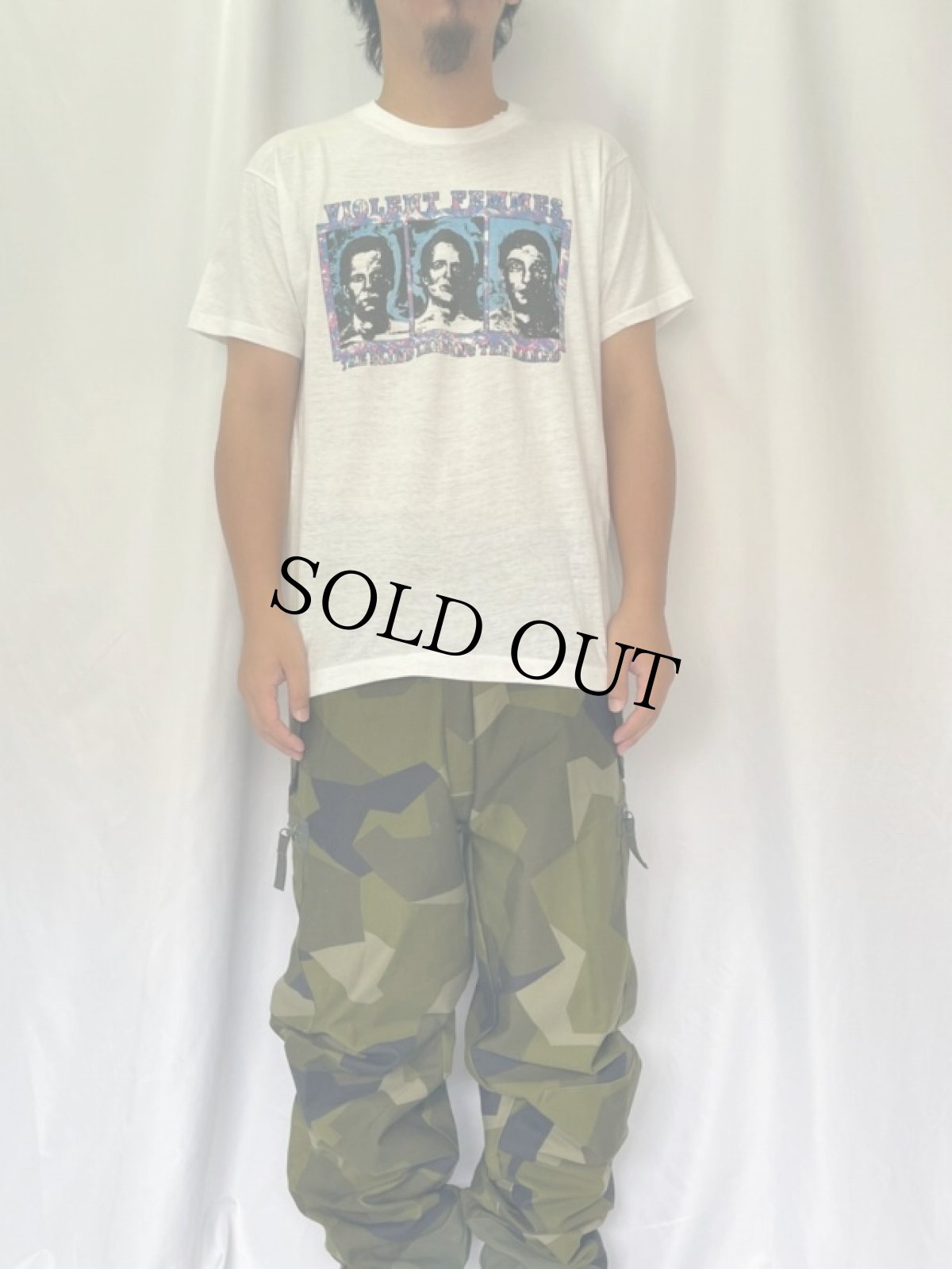 画像2: 80's Violent Femmes USA製 フォークパンクバンドTシャツ XL (2)